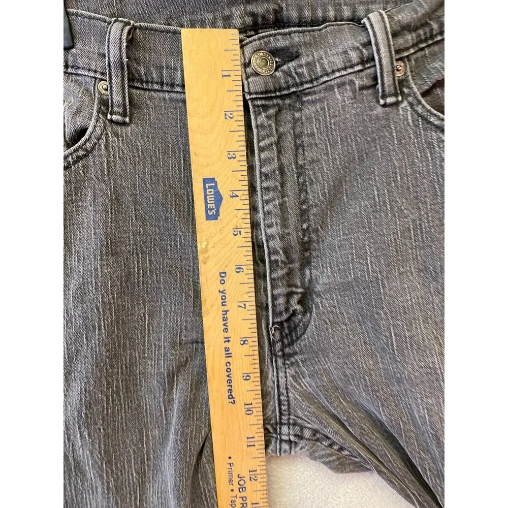 Levis 514 Straight Fit Jeans Mens 38x34 Gray Denim Pants Measured 38x30